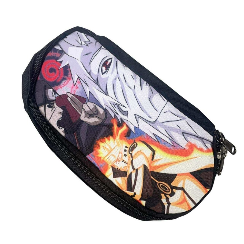 Naruto Nintendo switch Pencil Case Anime Zip Pouch Cosplay Makeup Organizer NEW - Picture 6 of 9